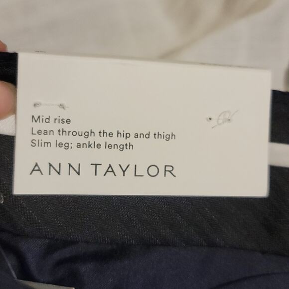 Ann Taylor The Petite Ankle Pant In Eyelet - Picture 7 of 7